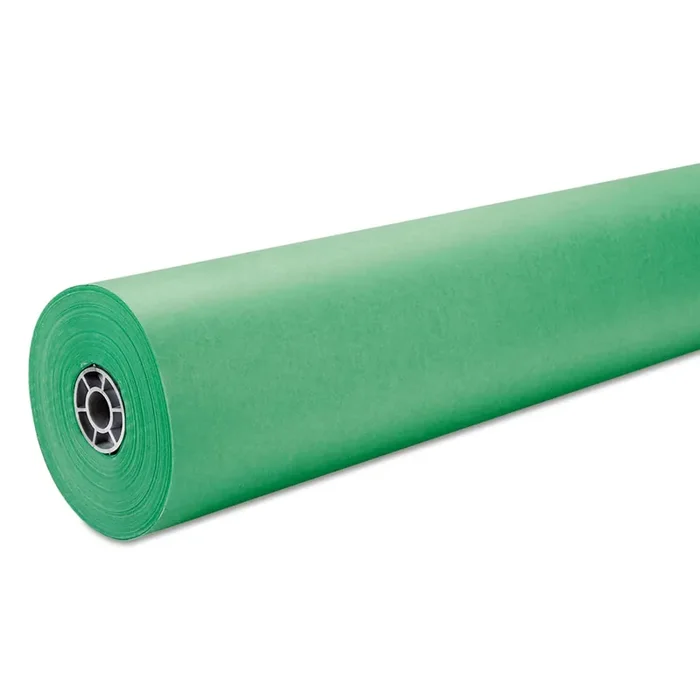 Pacon® Rainbow Duo-Finish Colored Kraft Paper, 35 lb Wrapping Weight, 36″ x 1,000 ft, Brite Green