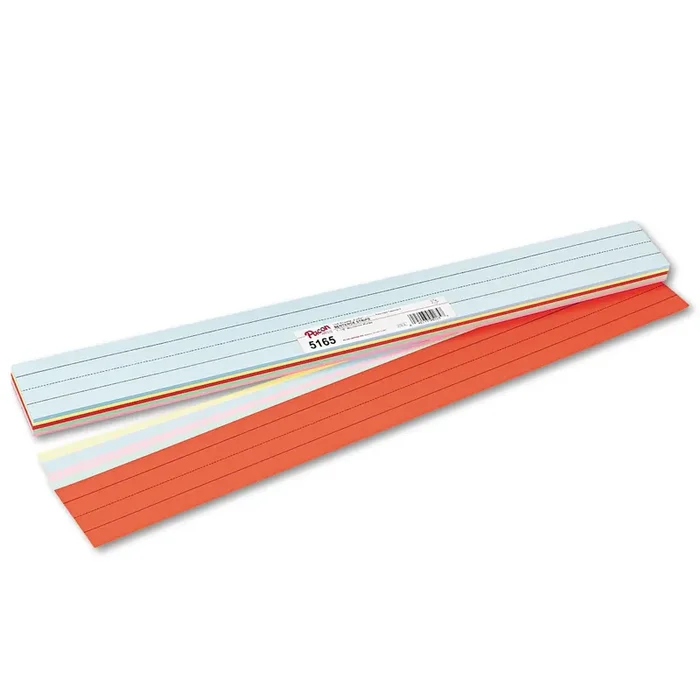 Pacon® Sentence Strips, 24 X 3, Assorted Colors, 100/pack