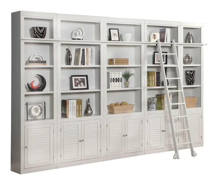 Parker House – Boca 6 Piece Library Wall Unit – BOC-6PC-LIB-STRWALL