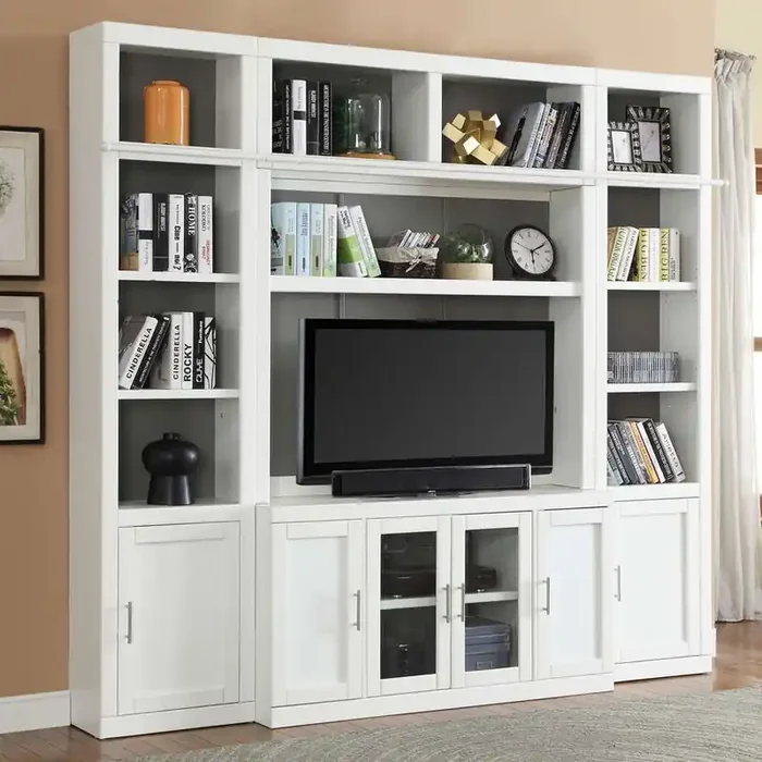 Parker House – Catalina 4 Piece Space Saver Entertainment Wall – CAT-4PC-ENT