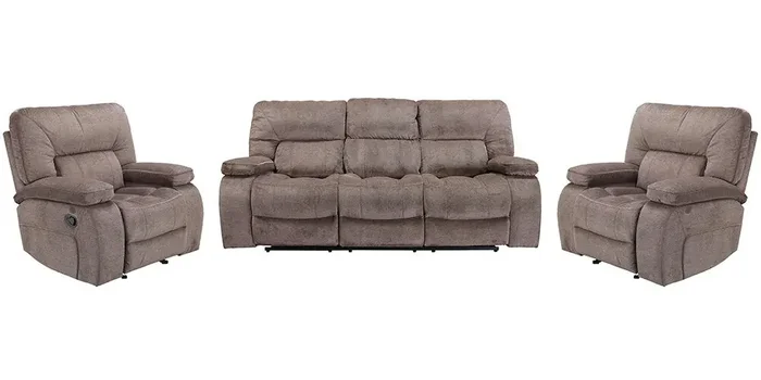Parker House – Chapman – Kona Manual Glider Reclining Sofa and Two Recliners – MCHA-311-KON