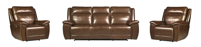 Parker House – Jameson – Hickory Power Reclining Zero Gravity Sofa and Two Recliners – MJAM-311PHZ-HKRY