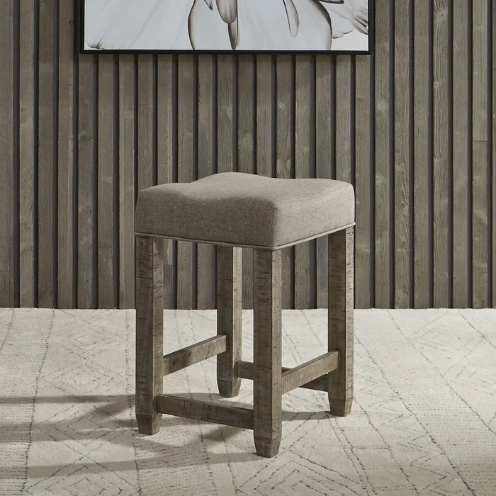 Parkland Falls – Upholstered Console Stool – Light Brown