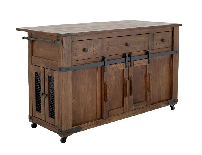 Parota – Kitchen Island – Cinnamon Brown