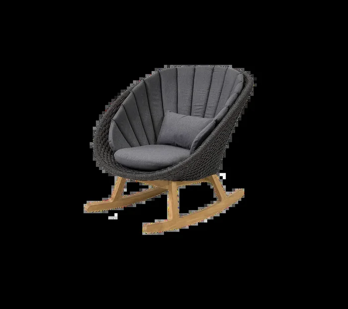Peacock rocking chair