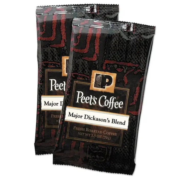 Peet‘s Coffee & Tea® Coffee Portion Packs, Major Dickason‘s Blend, 2.5 Oz Frack Pack, 18/box