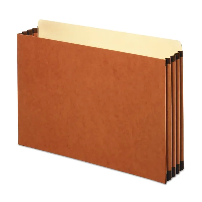 Pendaflex® File Cabinet Pockets, 3.5″ Expansion, Legal Size, Redrope, 10/box