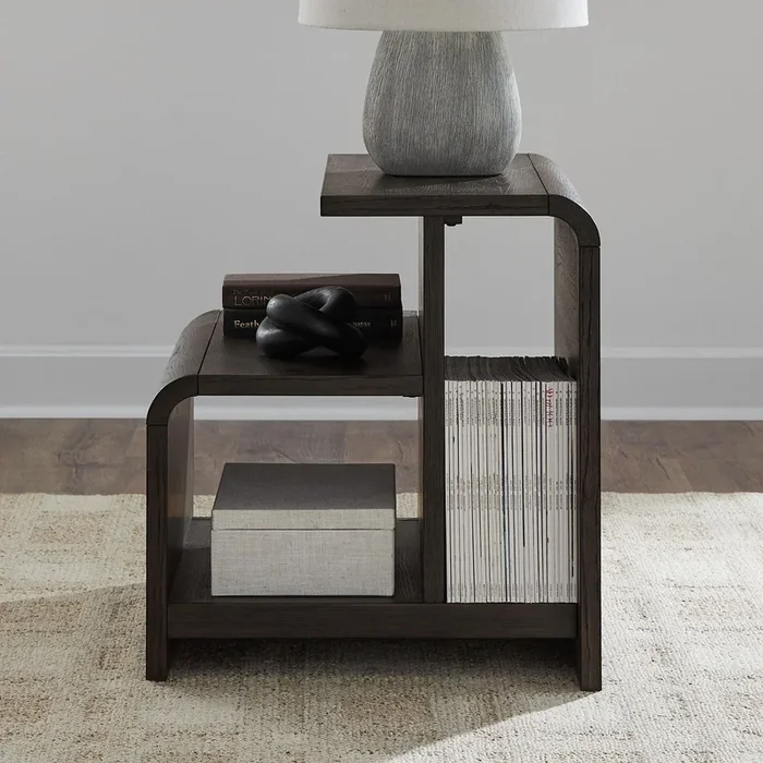 Perspectives – End Table – Brown