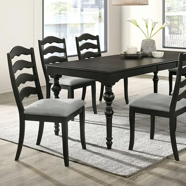 PHILIPSBURG Dining Table, Antique Black