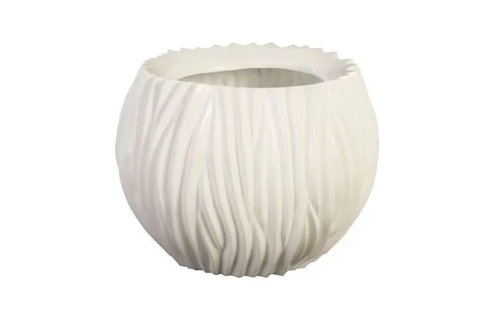Phillips Collection – Alon Planter, Gel Coat White – PH95099