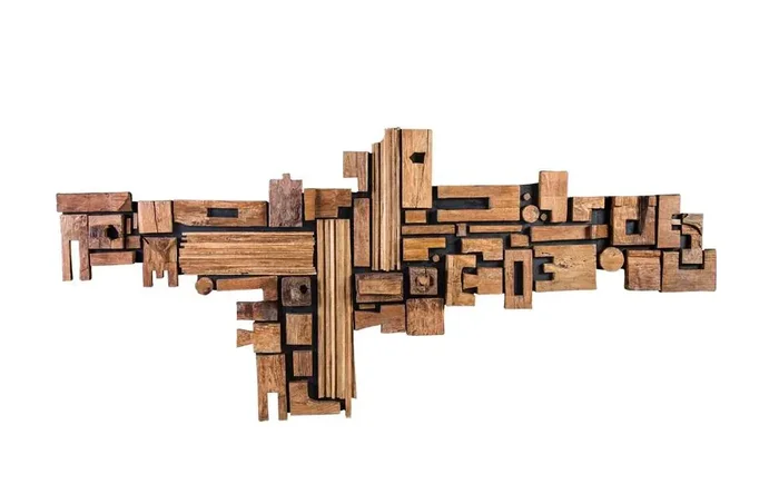 Phillips Collection – Asken Wall Art, Wood, Freeform – ID68830