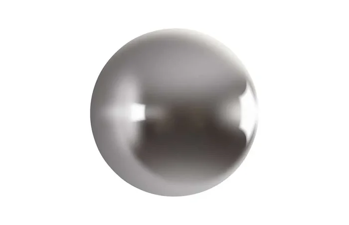 Phillips Collection – Ball on the Wall, Large, Polished Aluminum Finish – PH60522