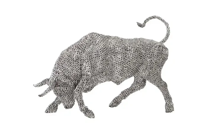 Phillips Collection – Bull Pipe Sculpture, Stainless Steel – ID96062