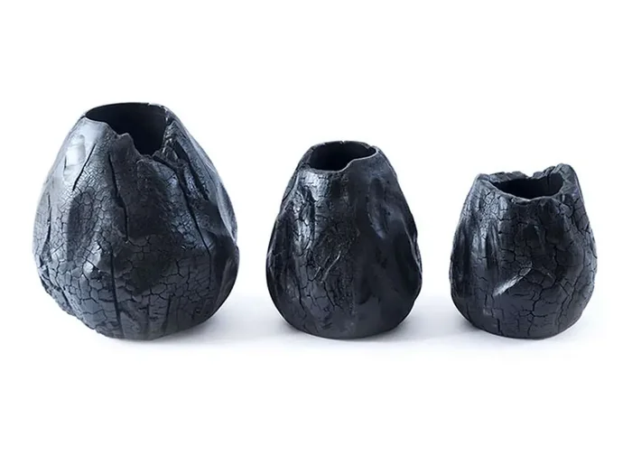 Phillips Collection – Burnt Hive Vases (Set of 3) – TH67431