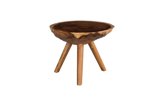 Phillips Collection – Indent Side Table, Natural, SM – TH115368