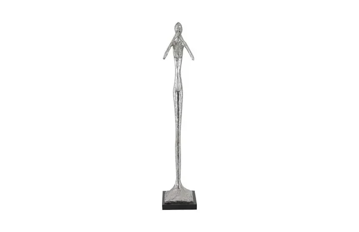 Phillips Collection – Speak No Evil Slender Sculpture, Small, Resin, Silver Leaf – PH66277