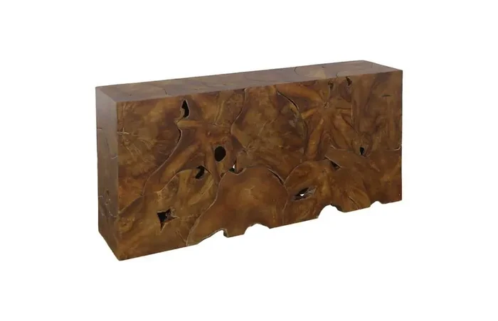 Phillips Collection – Teak Slice Console, Natural – ID104179
