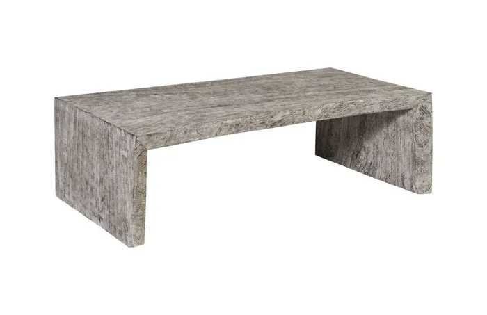 Phillips Collection – Waterfall Coffee Table, Gray Stone – TH101896