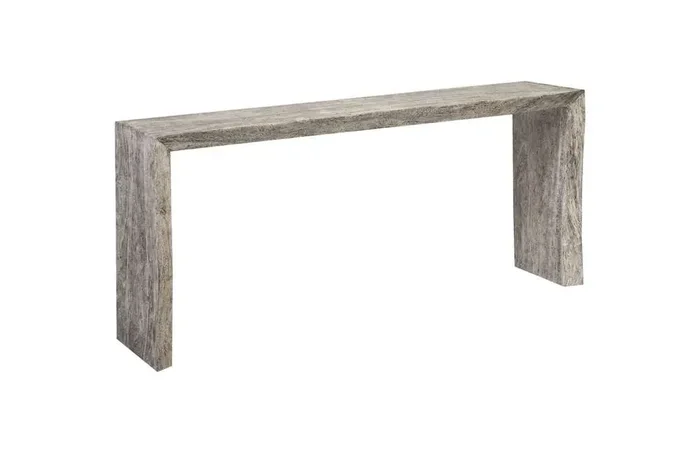 Phillips Collection – Waterfall Console Table, Gray Stone – TH101898