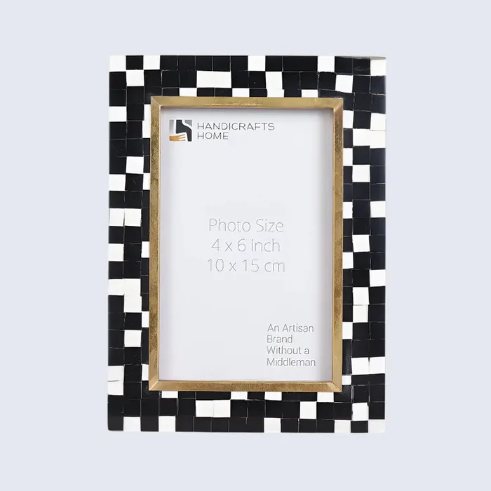 Picture Frames Halo Mosaic Pattern Resin Inlay Collection, 4×6 – Wholesale picture frames