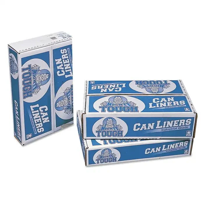 Pitt Plastics Linear Low Density Can Liners, 30 gal, 0.75 mil, 30″ x 36″, White, Interleaved Roll, 200/Carton