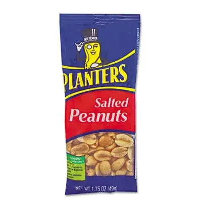 Planters® Salted Peanuts, 1.75 Oz, 12/box
