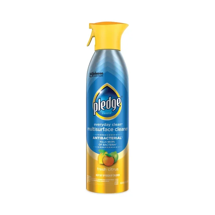 Pledge® Multi Surface Antibacterial Everyday Cleaner, 9.7 Oz Aerosol Spray