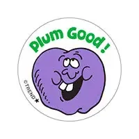 Plum Good!, Plum scent Retro Scratch ‘n Sniff Stinky Stickers®
