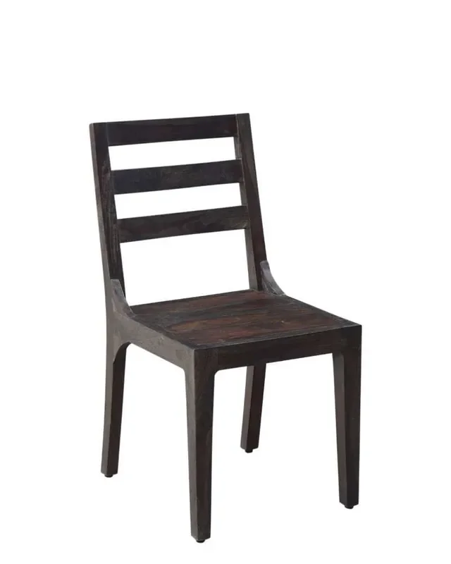 Porter Designs – Fall River Solid Sheesham Wood Dining Chair, Brown – 07-117-02-1128A