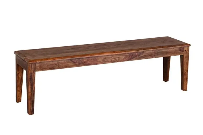 Porter Designs – Sonora Solid Sheesham Wood Dining Bench, Brown – 07-116-13-802H