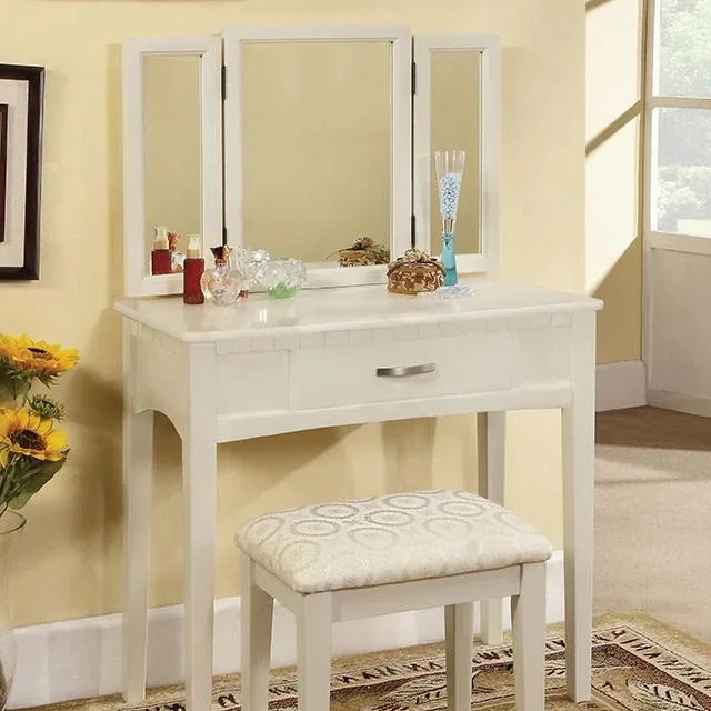 Potterville White Vanity Table