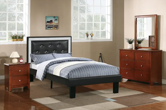 Poundex Twin Size Bed Model F9376T