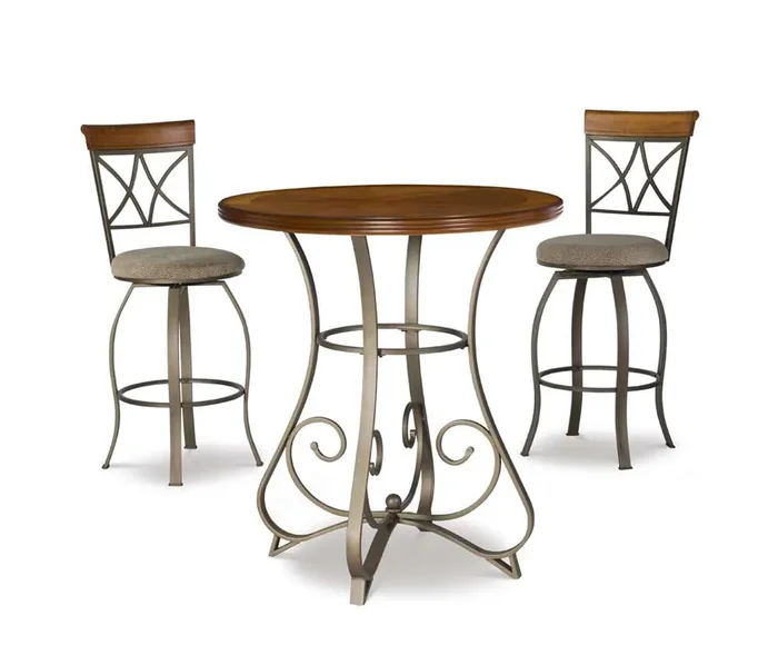 Powell Company – Hamilton 3Pc Swivel Pub Set – 697-404M1