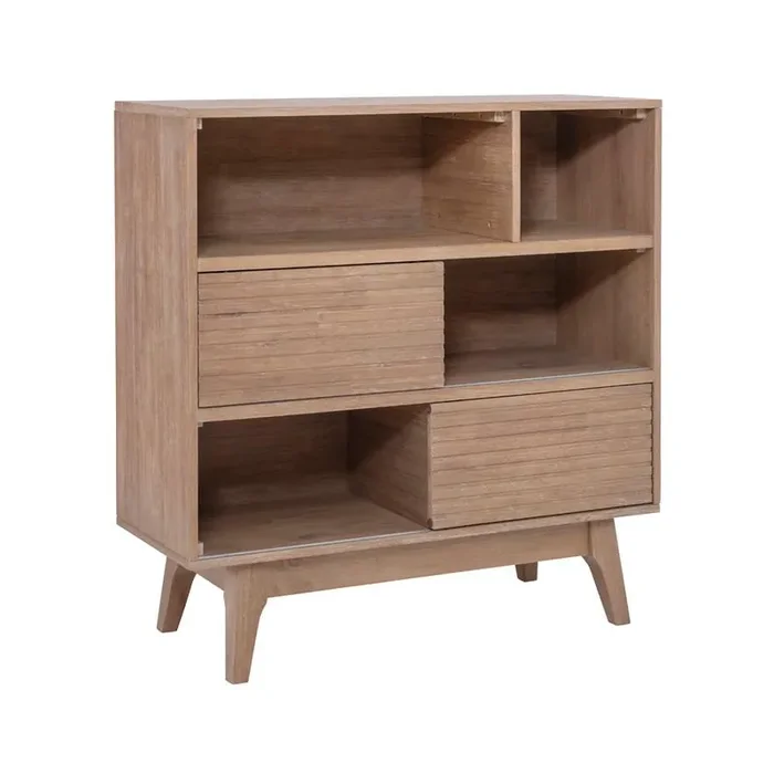 Powell Company – Ripples Bookcase, Natural – D1357A20NB