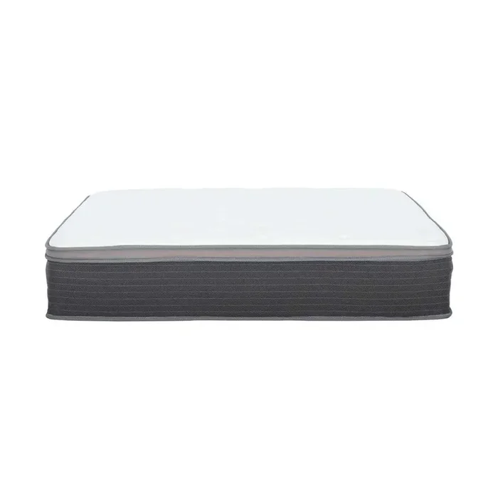 Primo International – Equilibria 12 in. Pocket Spring Hybrid Euro Top Bed in a Box Mattress, Queen – 56276