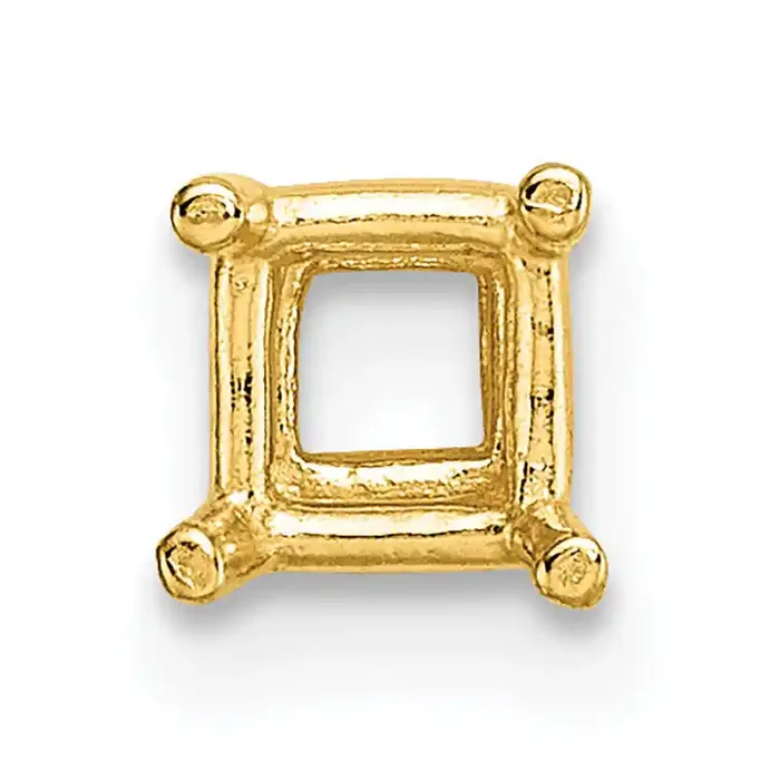 Princess 4-Prong 2.0mm Setting 14k Yellow Gold YG170