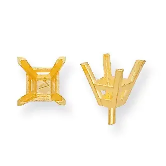 Princess V-End with Peg Head 4.5mm Setting 14k Gold YG179-5