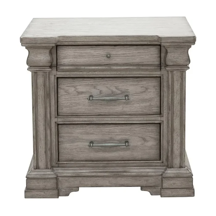 Pulaski – Madison Ridge 3 Drawer Nightstand in Heritage Taupe – P091140