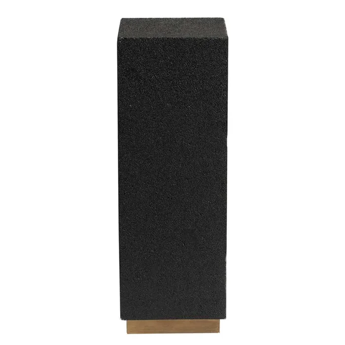 Pulaski – Small Lava Stone Metal Base Pedestal – P301524_CLOSEOUT