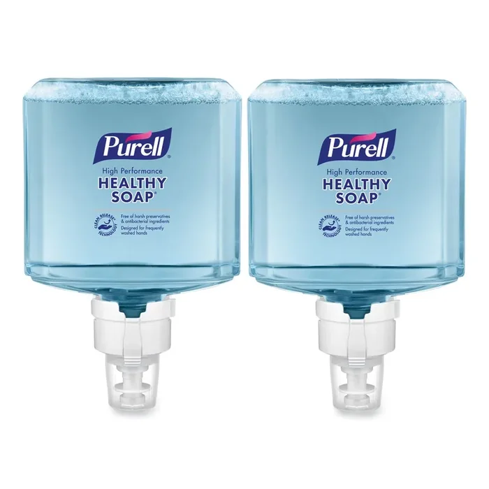 PURELL® CLEAN RELEASE Technology (CRT) HEALTHY SOAP High Performance Foam Refill, For ES8 Dispensers, Fragrance-Free, 1,200 mL, 2/CT