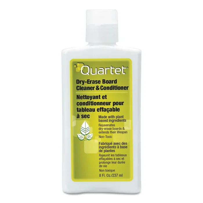 Quartet® Whiteboard Conditioner/cleaner For Dry Erase Boards, 8 Oz Bottle