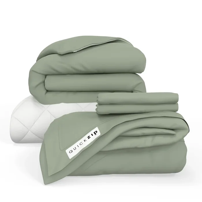 QuickZip Bed-in-a-Bag Bundle – Percale