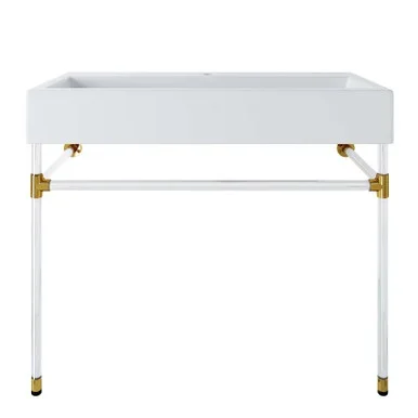 Redeem 40″ Acrylic Wall-Mount Bathroom Vanity / EEI-5543