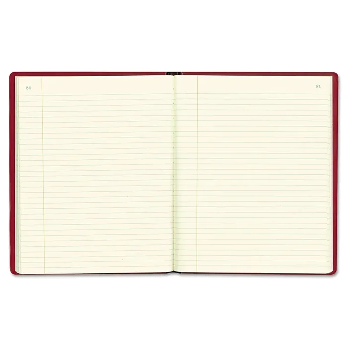 Rediform® National Brand Red Vinyl Series Journal, 1-Subject, Medium/College Rule, Red Cover, (300) 10 x 7.75 Sheets