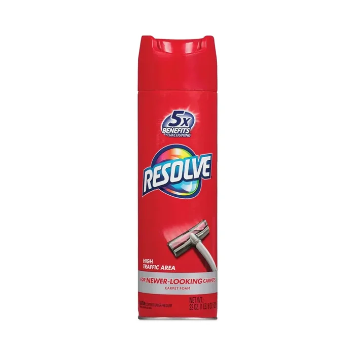 RESOLVE® Foam Carpet Cleaner, Foam, 22 Oz Aerosol Spray