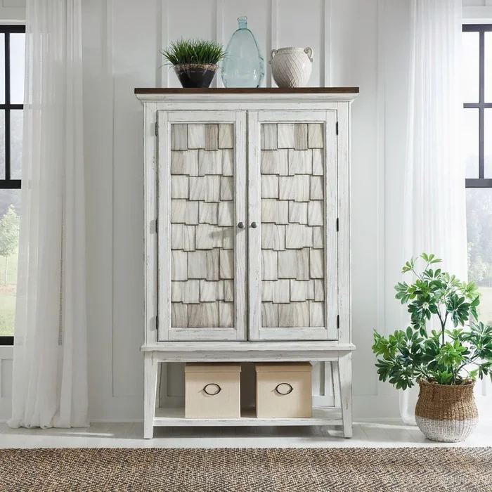 River Place – Bar Cabinet – White