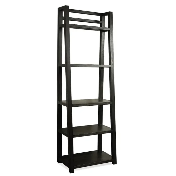 Riverside Furniture – Perspectives Leaning Bookcase – 28238