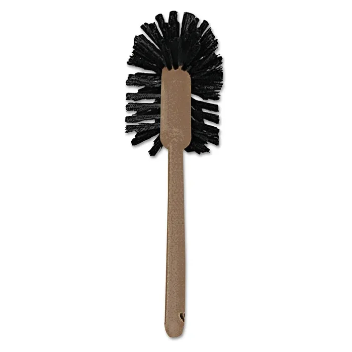 Rubbermaid® Commercial Commercial-Grade Toilet Bowl Brush, 17″ Handle, Brown