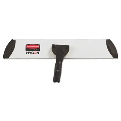 Rubbermaid® Commercial Executive Microfiber Single-Sided Flat Mop Frame, 3.5 W, 17 L, Black/Silver