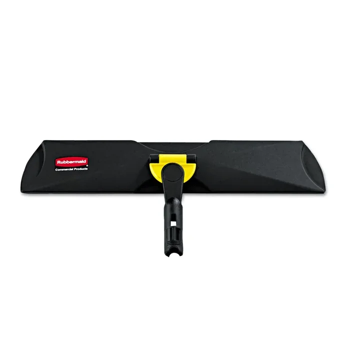 Rubbermaid® Commercial HYGEN™ Hygen Quick Connect Single-Sided Frame, 18w X 3 3/8d, Plastic, Black